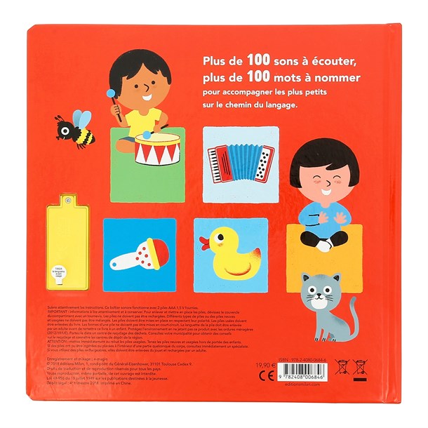 Livre bébé "Mon grand imagier sonore"