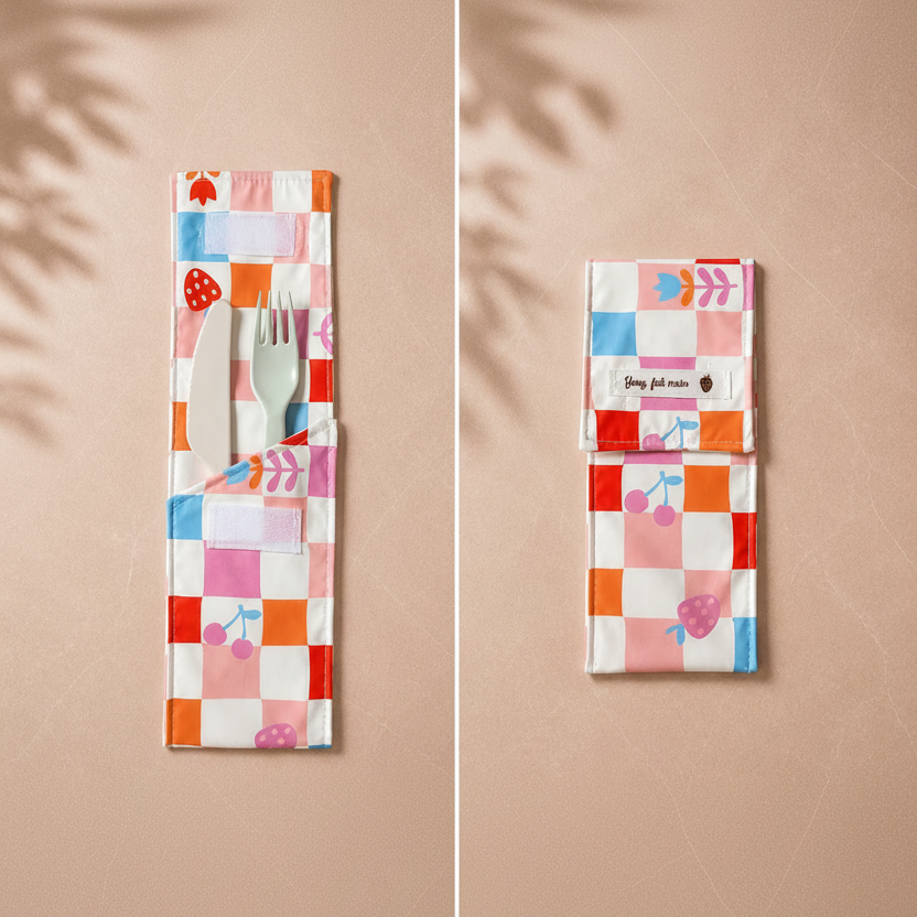 Pochette à couvert imperméable - carreaux