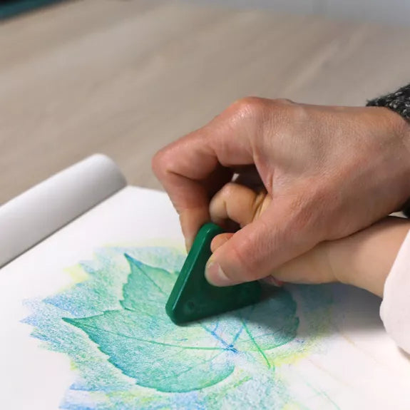 Triangles de cire - Premier crayon de couleur - Primo