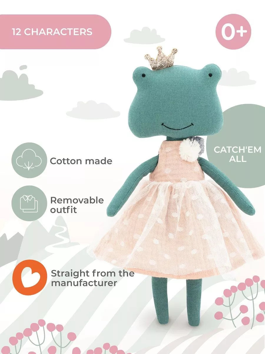 Fiona le doudou Grenouille