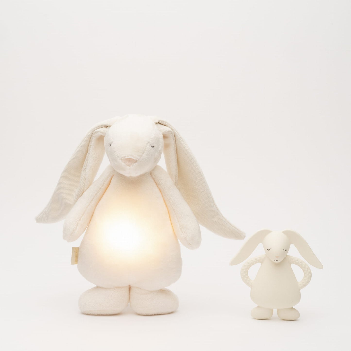 Moonie - Anneau de dentition lapin nature bio blanc