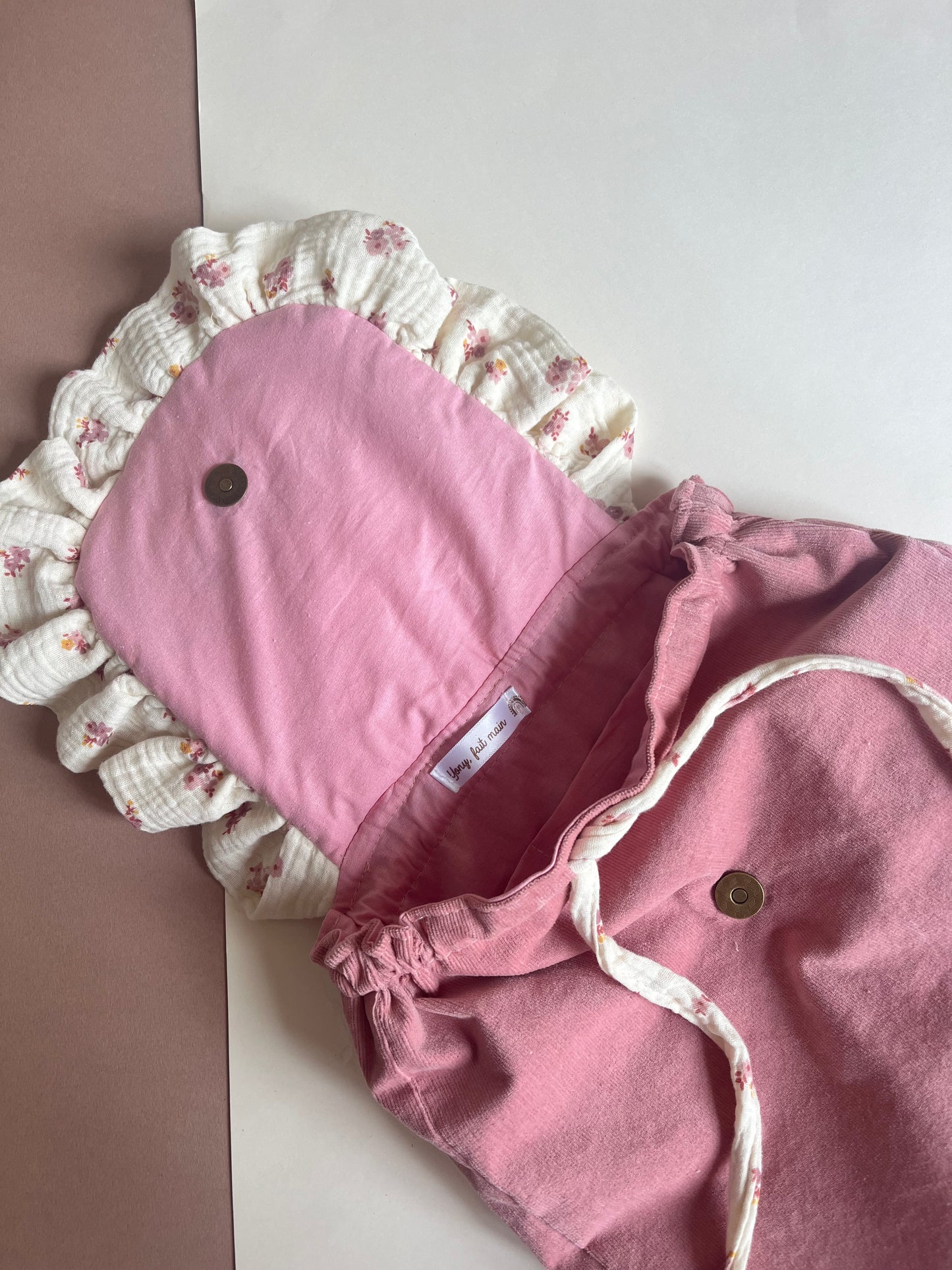 Sac à dos velour enfant - personnalisable