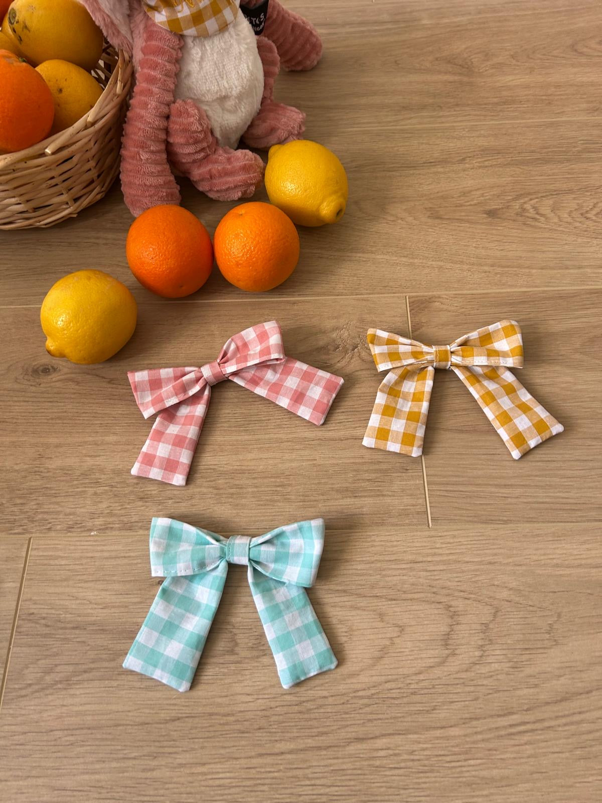 Maxi barette noeud - 18 options de tissu disponible