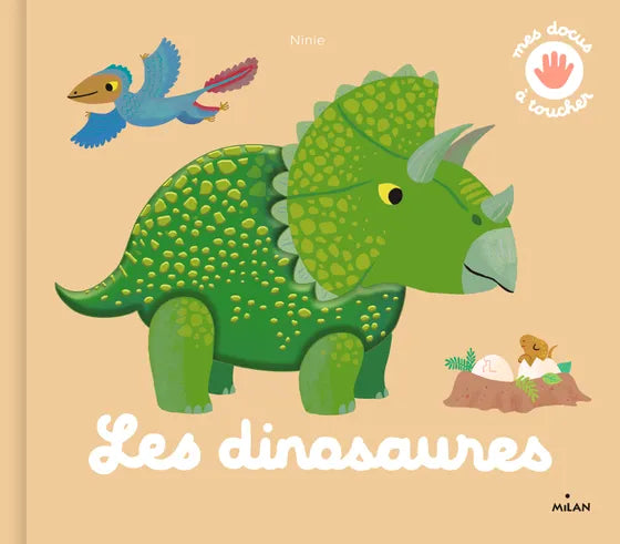 Livre bébé "Mes docs à toucher les dinosaures"