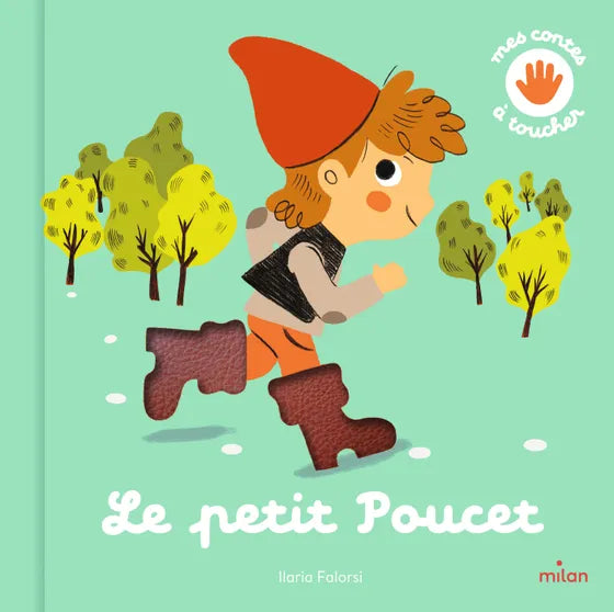 Livre bébé "Les contes à toucher le petit poucet"