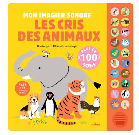 Mon imagier sonore - Les cris des animaux