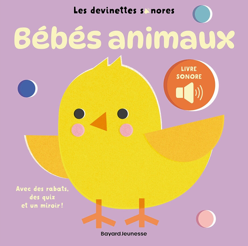 Livre devinette sonore bébé - Les bébés animaux