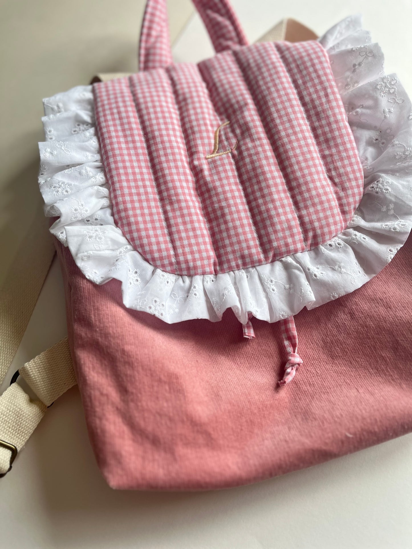 Sac à dos velour enfant - personnalisable