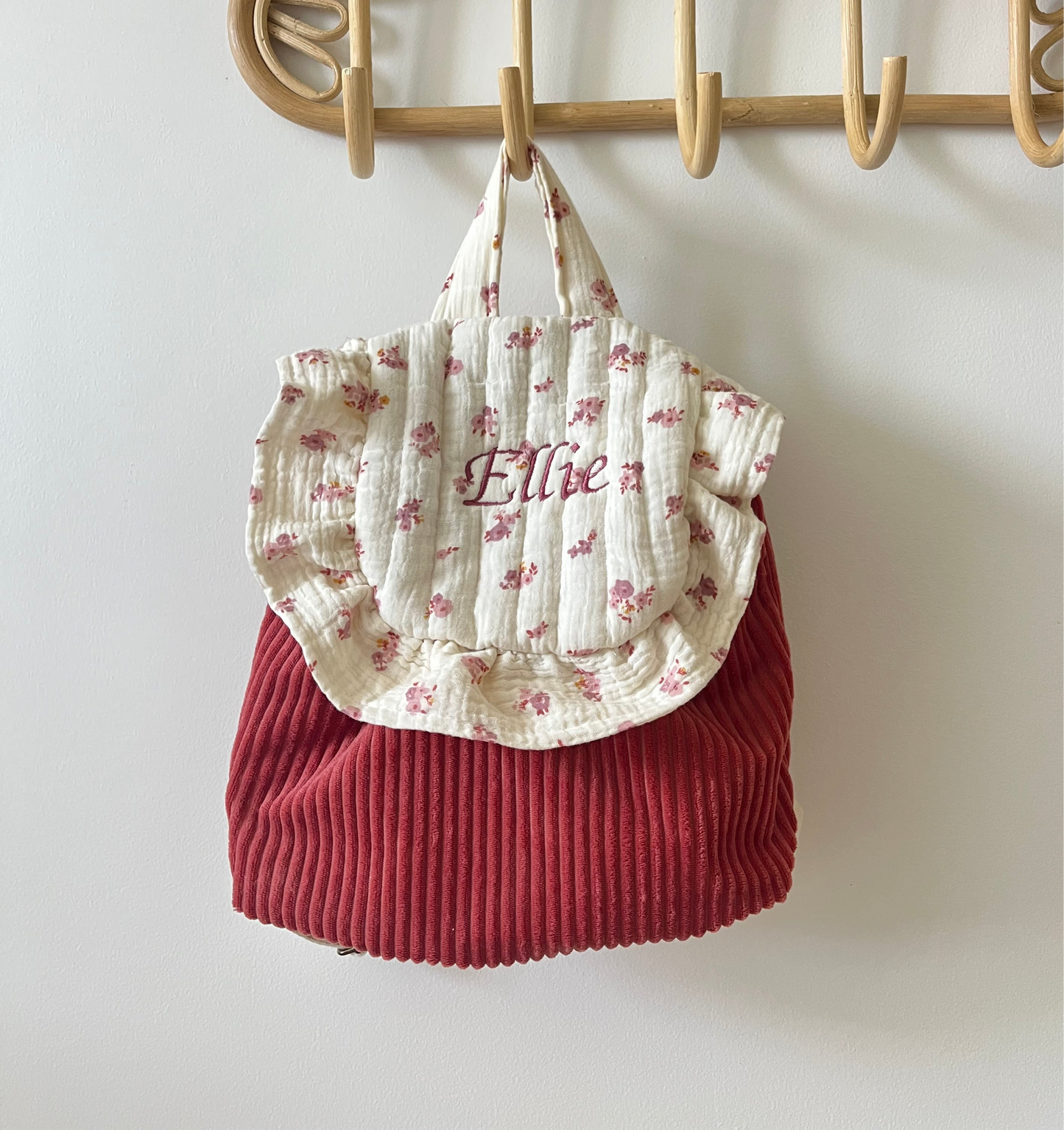 Sac à dos velour enfant - personnalisable
