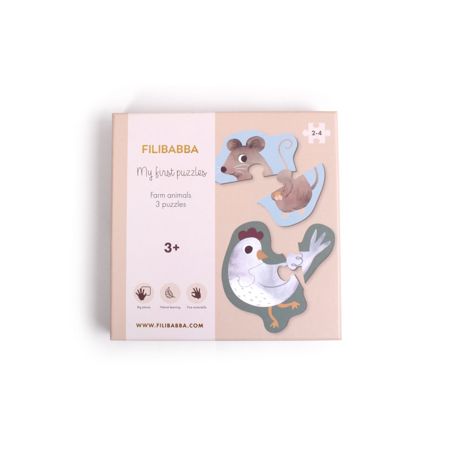 Mes 1ers puzzles - Set x3 - Animaux de la ferme