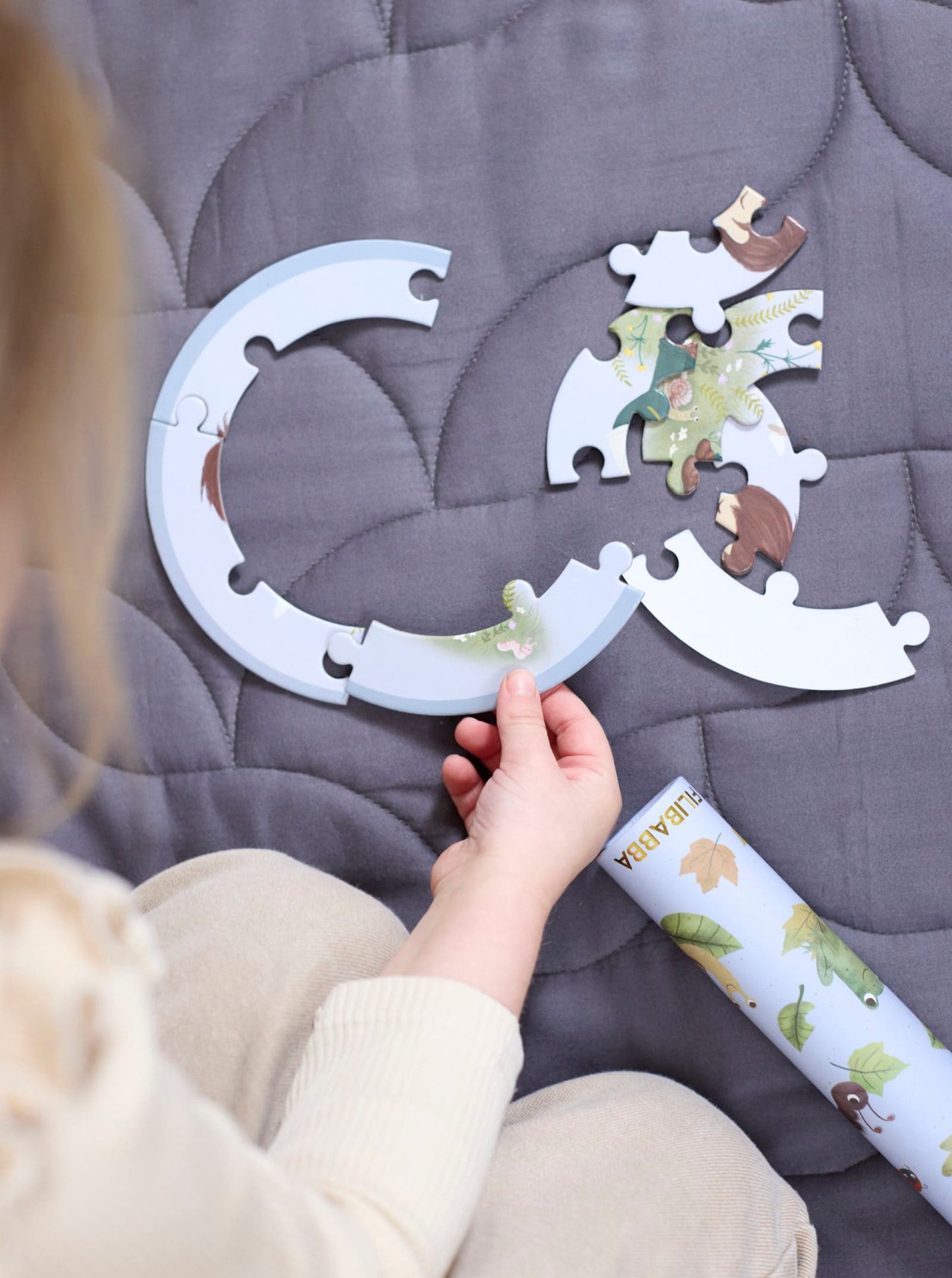 Set de 5 puzzles ronds - Petits aventuriers
