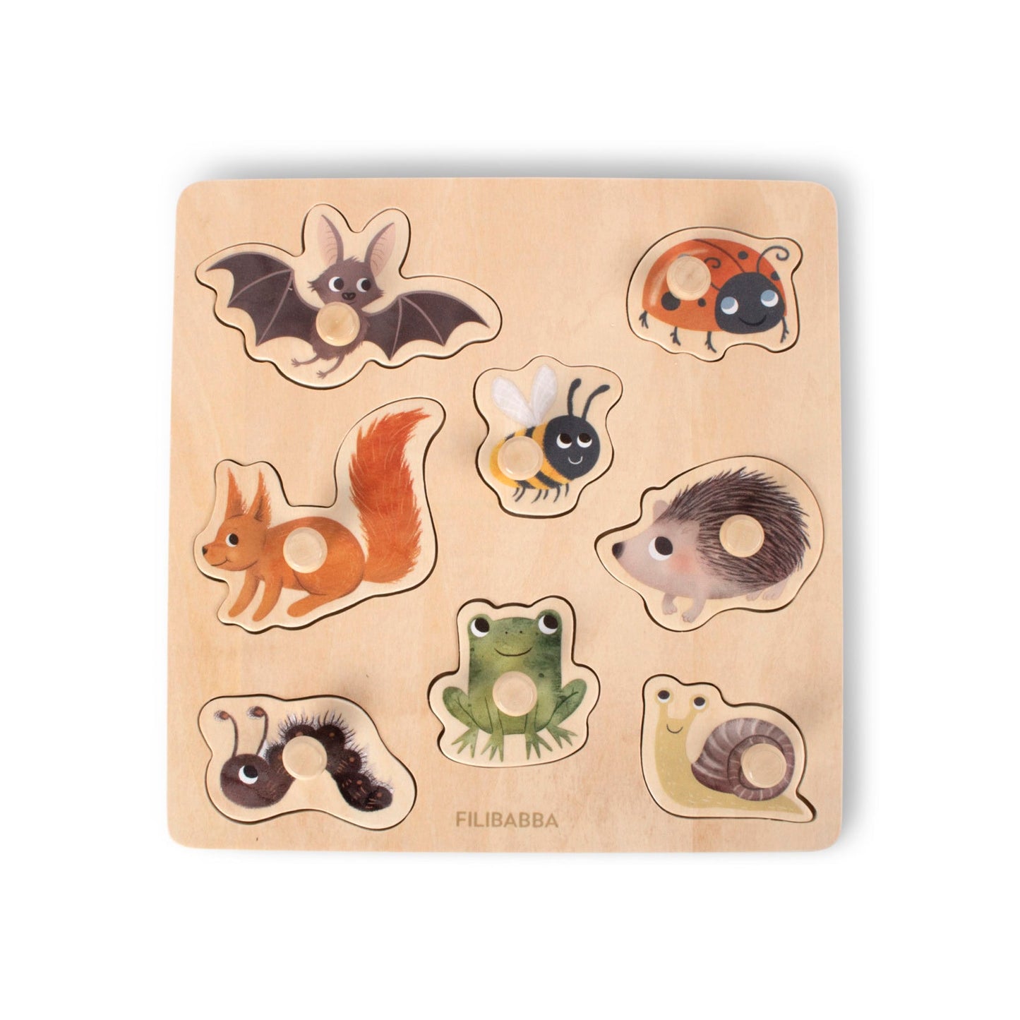 Puzzle en bois - Amis de la forêt