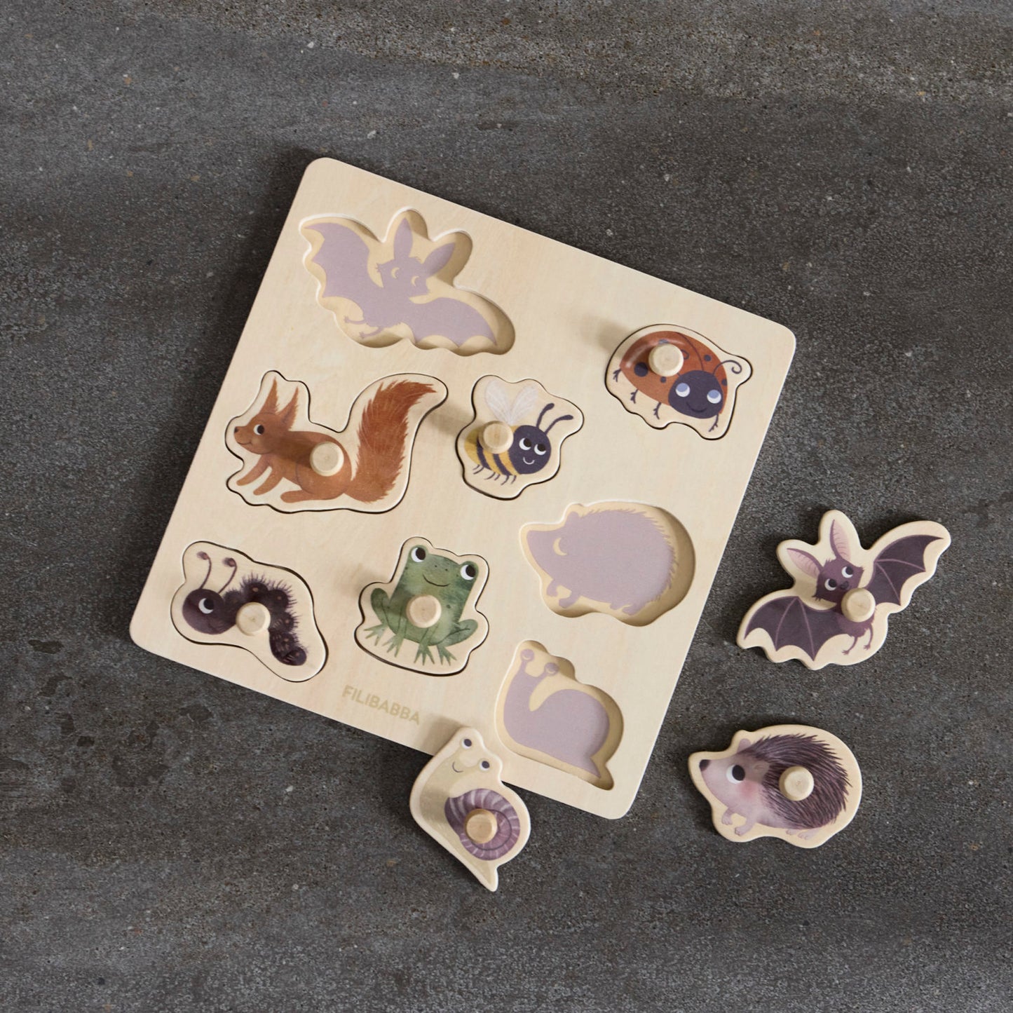 Puzzle en bois - Amis de la forêt