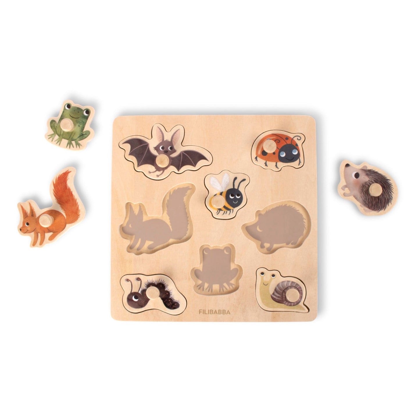 Puzzle en bois - Amis de la forêt