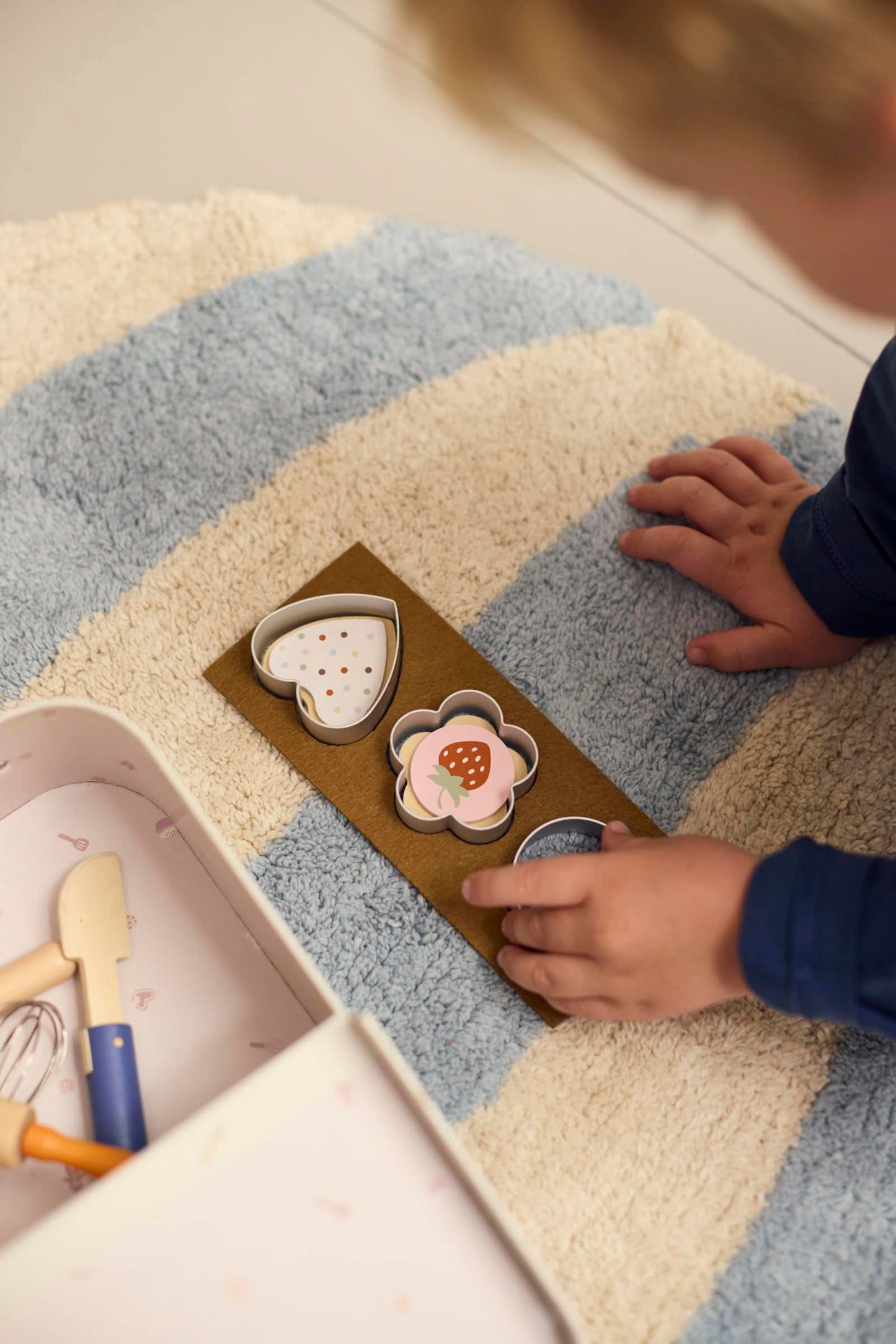 Valisette de jeu - Jouets en bois petit patîssier Filibabba