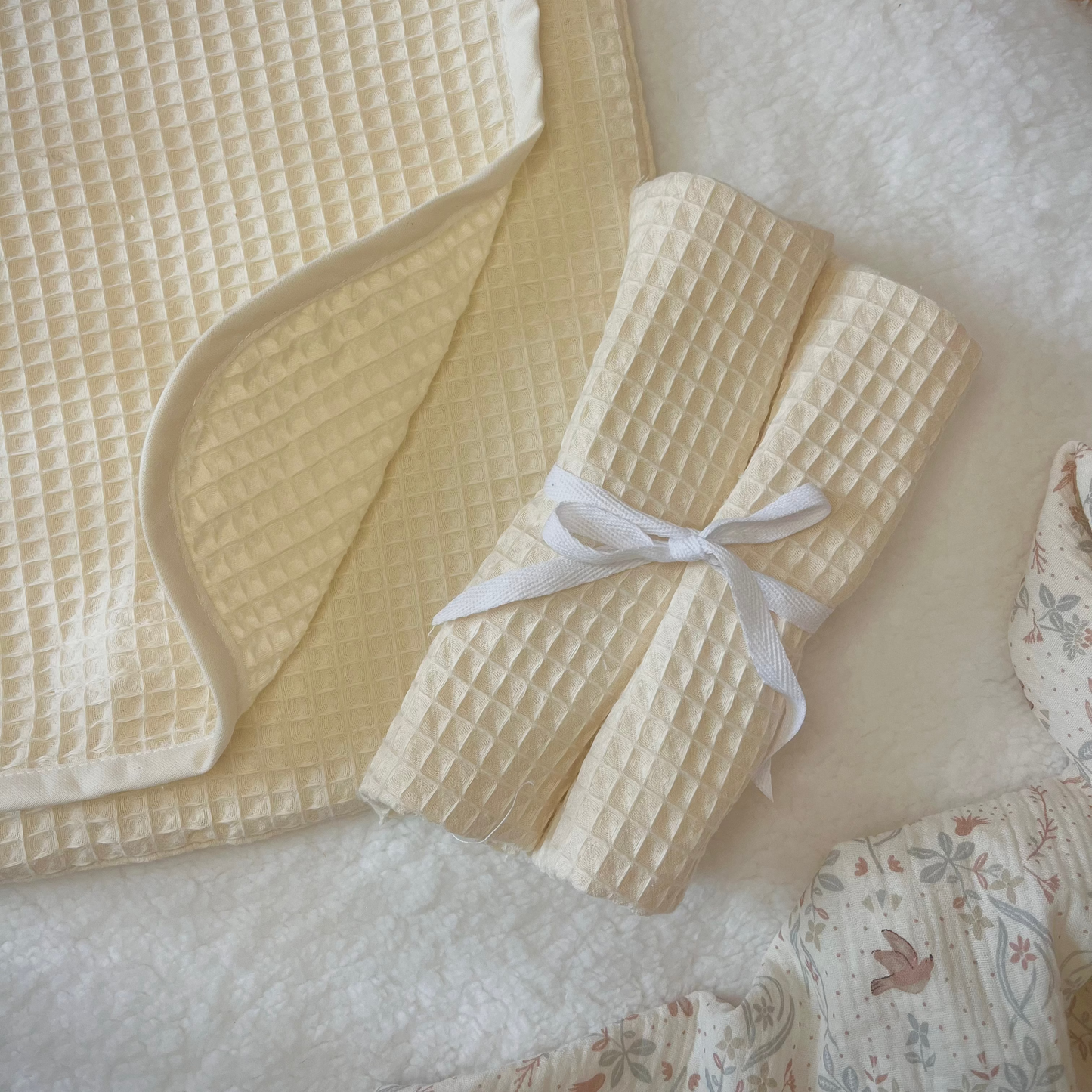 Tapis à langer nomade bébé - motif lapin