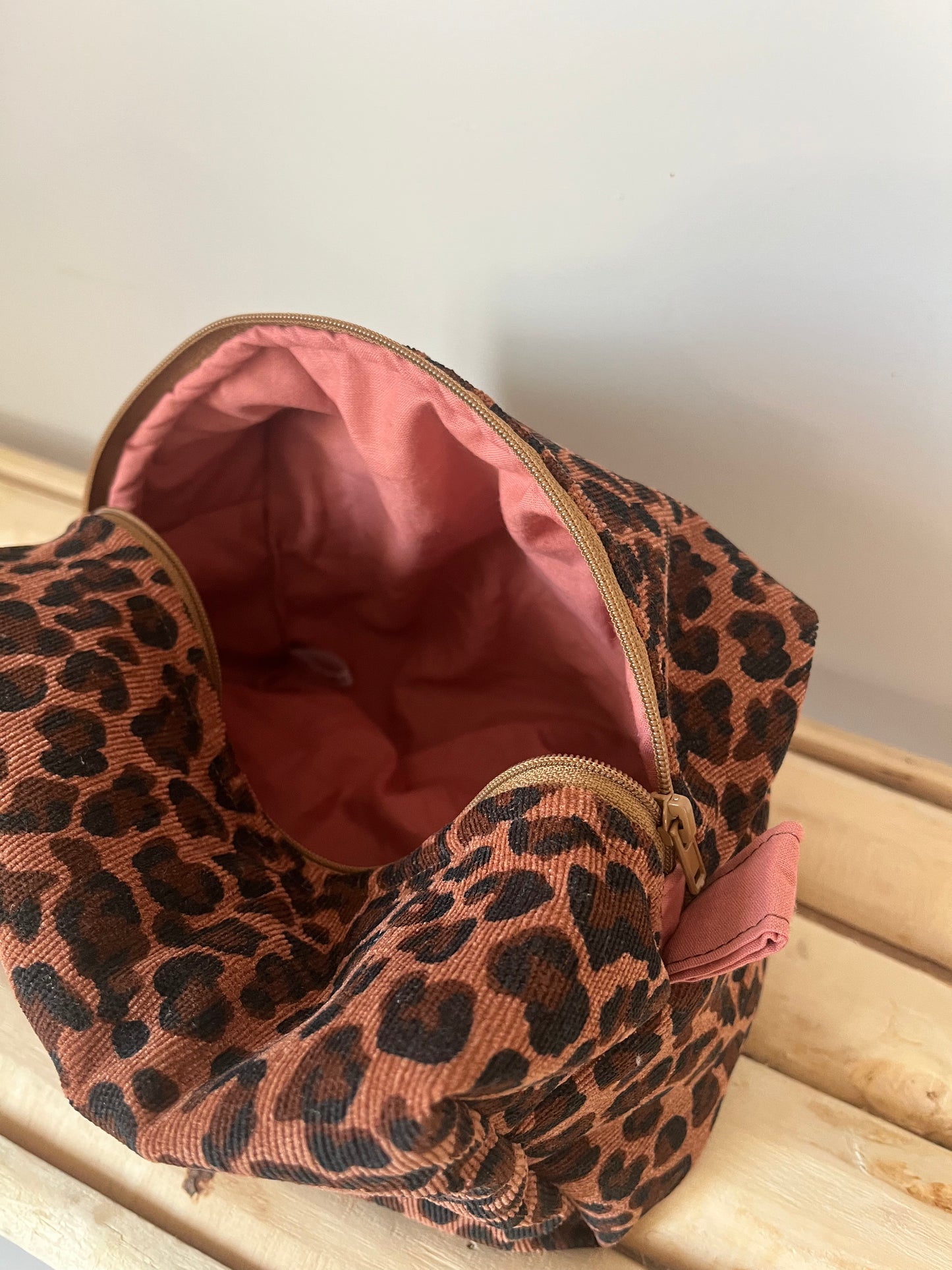 Trousse de toilette léopard - MEOW - EDITION LIMITEE personnalisable