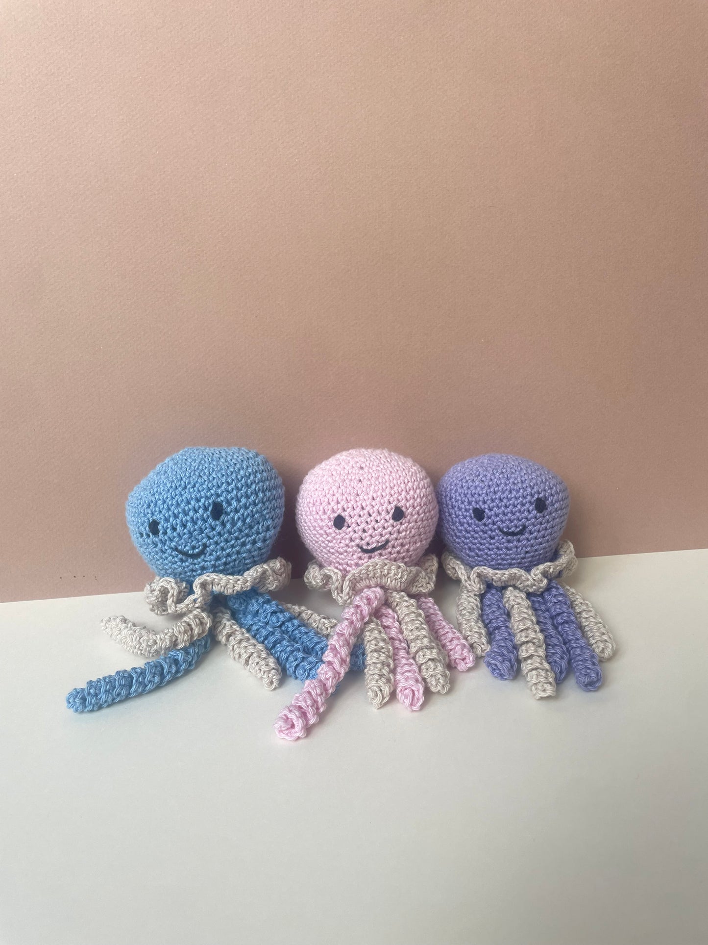 Ma petite pieuvre Nicolas bleue