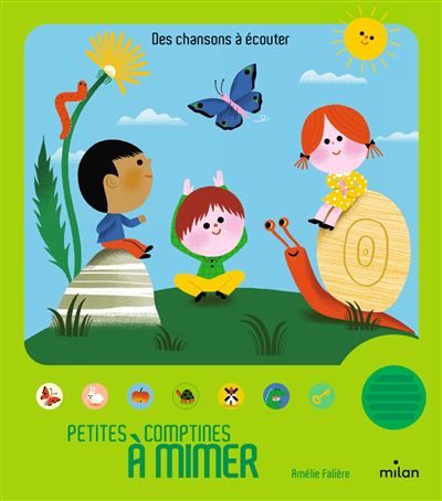 Livre bébé "Petites comptines à mimer"