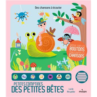 Livre sonore bébé "Petites comptines des petites bêtes"