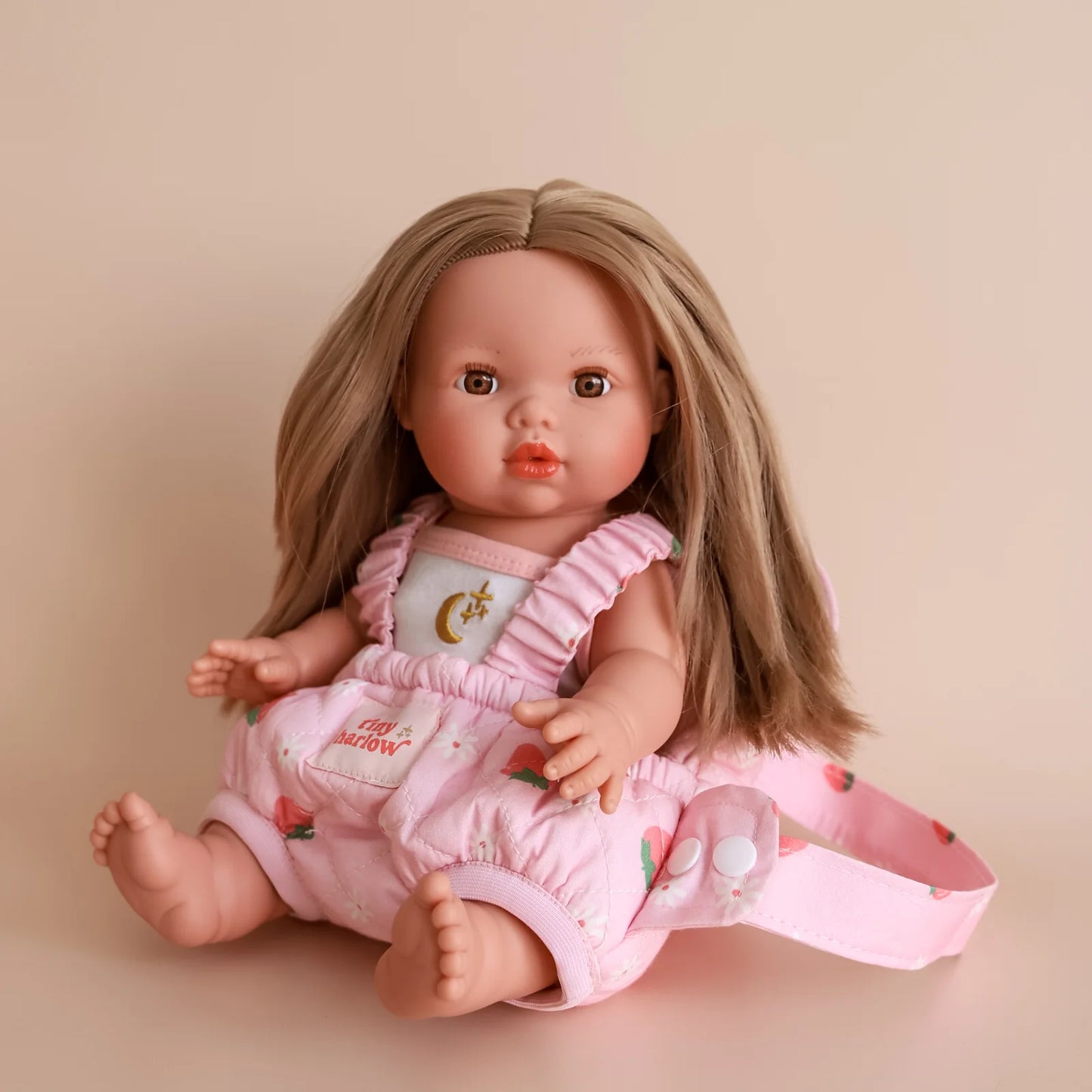 Pré commande Novembre - Porte bébé fraise rose Tiny Harlow