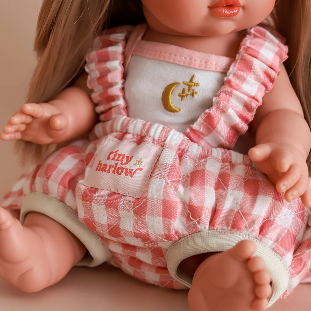 Porte bébé vichy rose Tiny Harlow