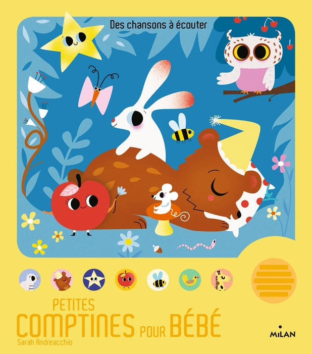 Livre bébé "Petites comptines pour bébé"