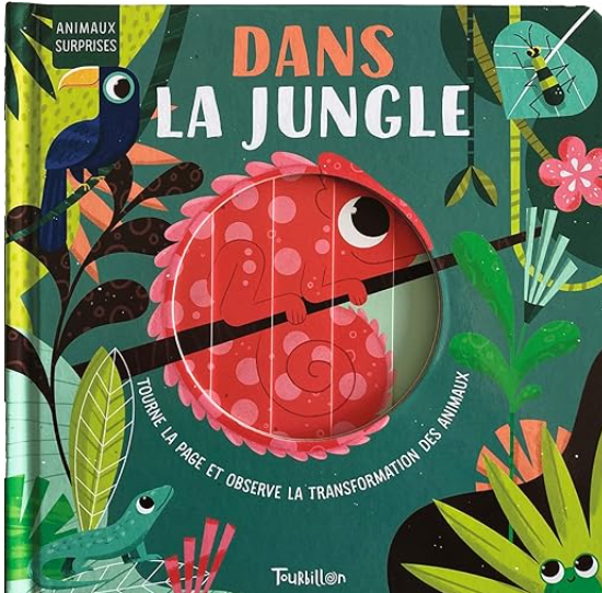 Livre bébé "dans la jungle"