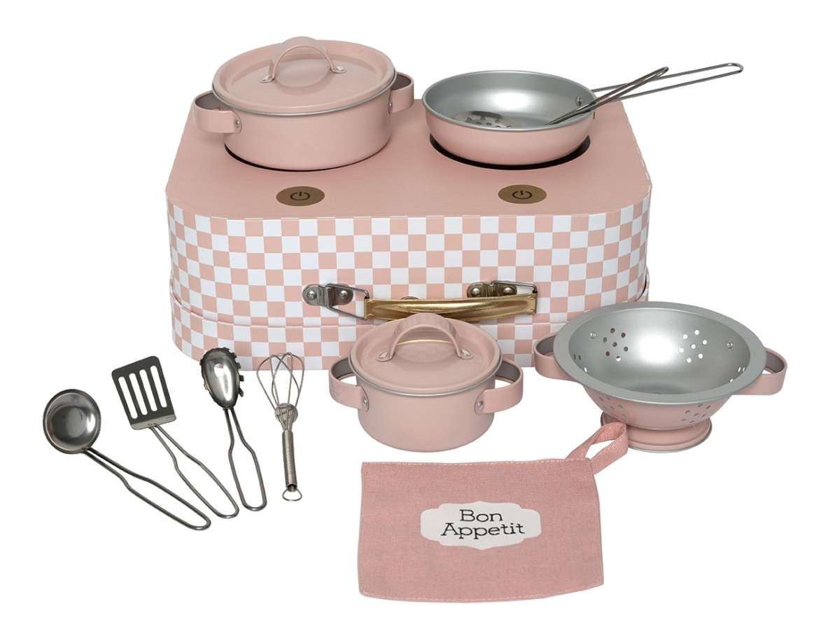 Dinette - Set de cuisine rose