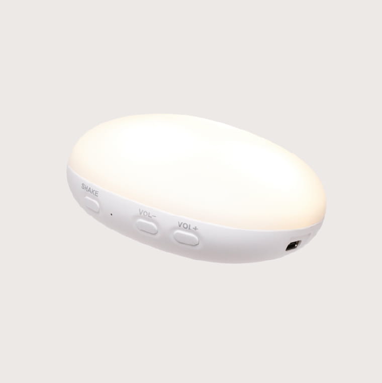 Moonie - Lapin veilleuse nature bio blanc polaire