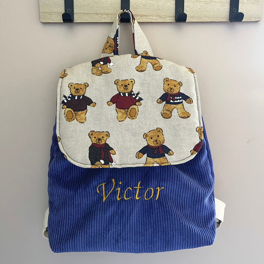 Sac à dos enfant nounours - personnalisable