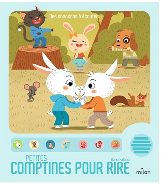 Livre bébé "Petites comptines pour rire"