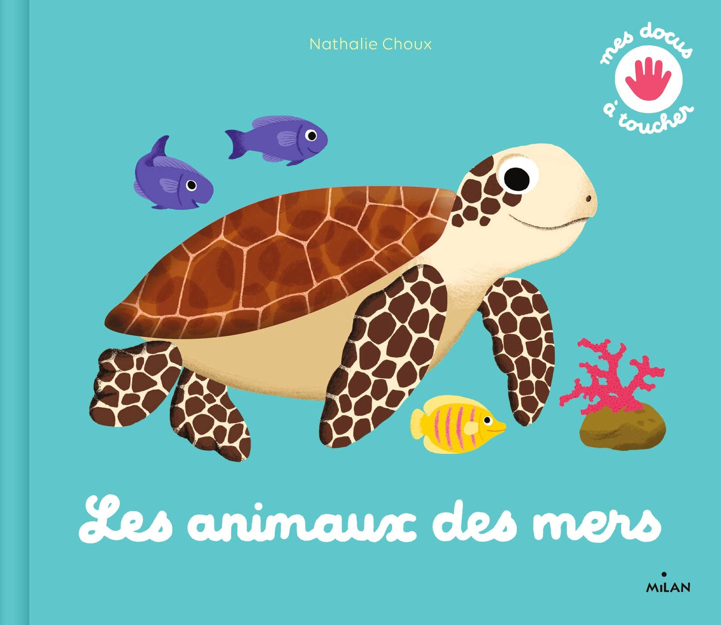 Livre bébé "Mes docs à toucher les animaux de la mer"
