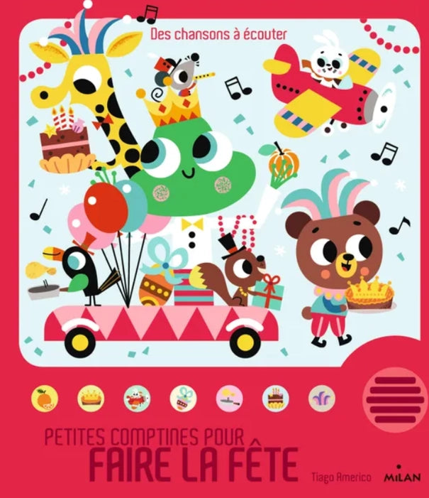 Livre bébé "Petites comptines pour faire la fête"