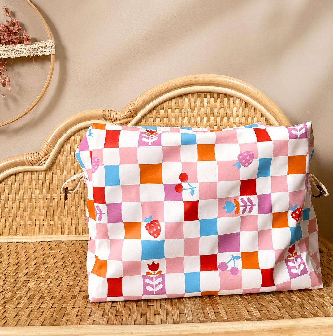 XXL Trousse de toilette impermeable - +2 tissus