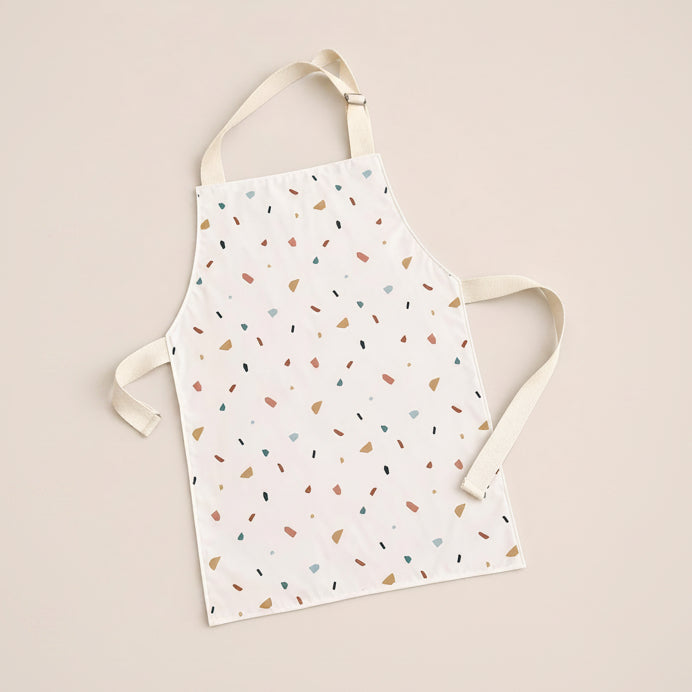 Tablier de cuisine pour enfant confettis - personnalisable