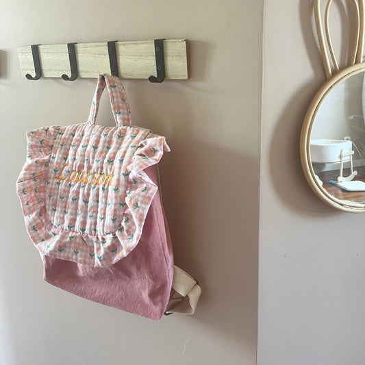Sac à dos velour enfant - personnalisable