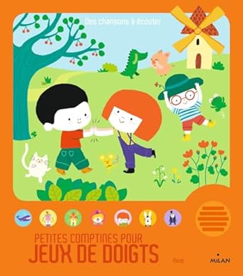 Livre bébé "Petites comptines pour jeux de doigts"
