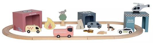 Circuit voitures de secours - Jeux enfant