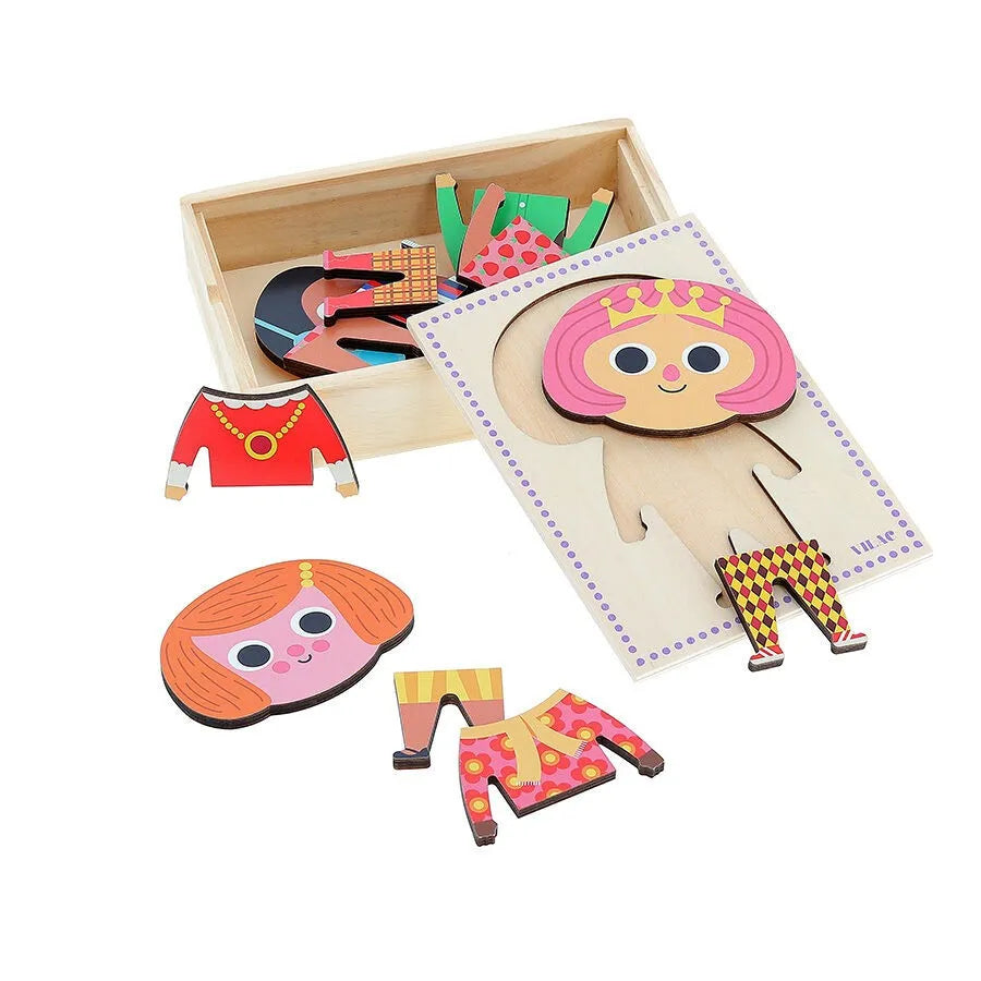 Puzzles personnage à habiller