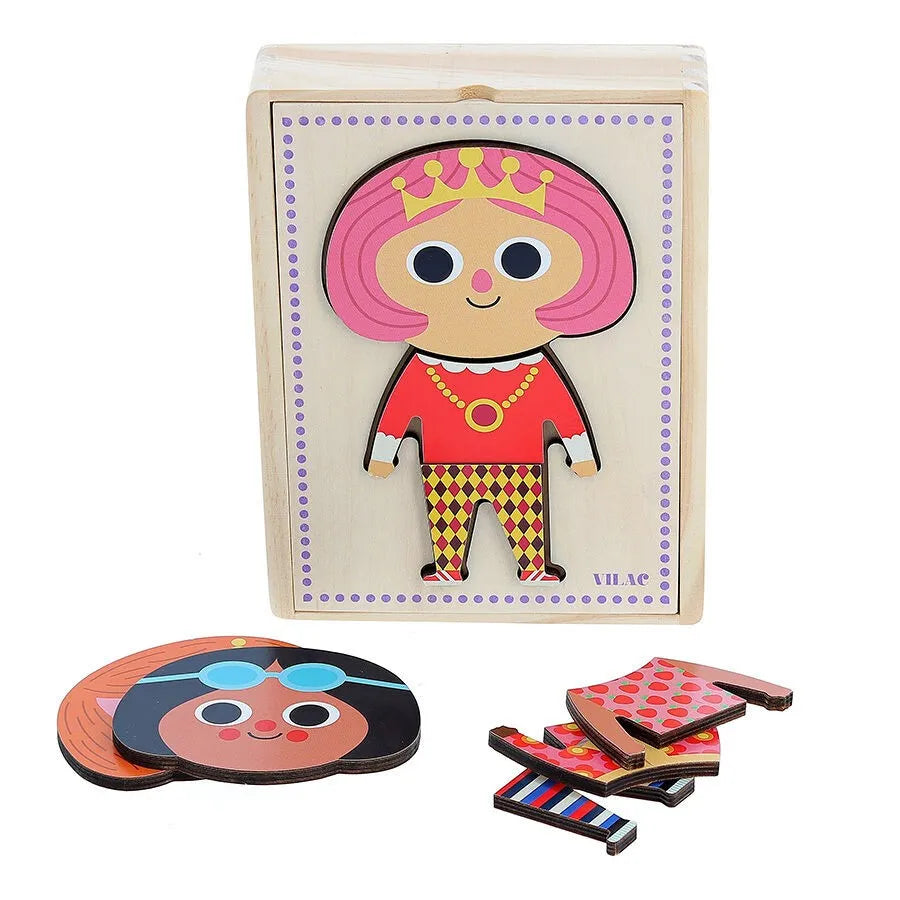 Puzzles personnage à habiller