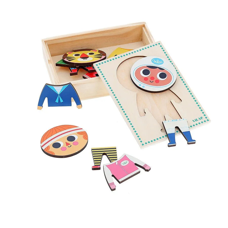 Puzzles personnage à habiller