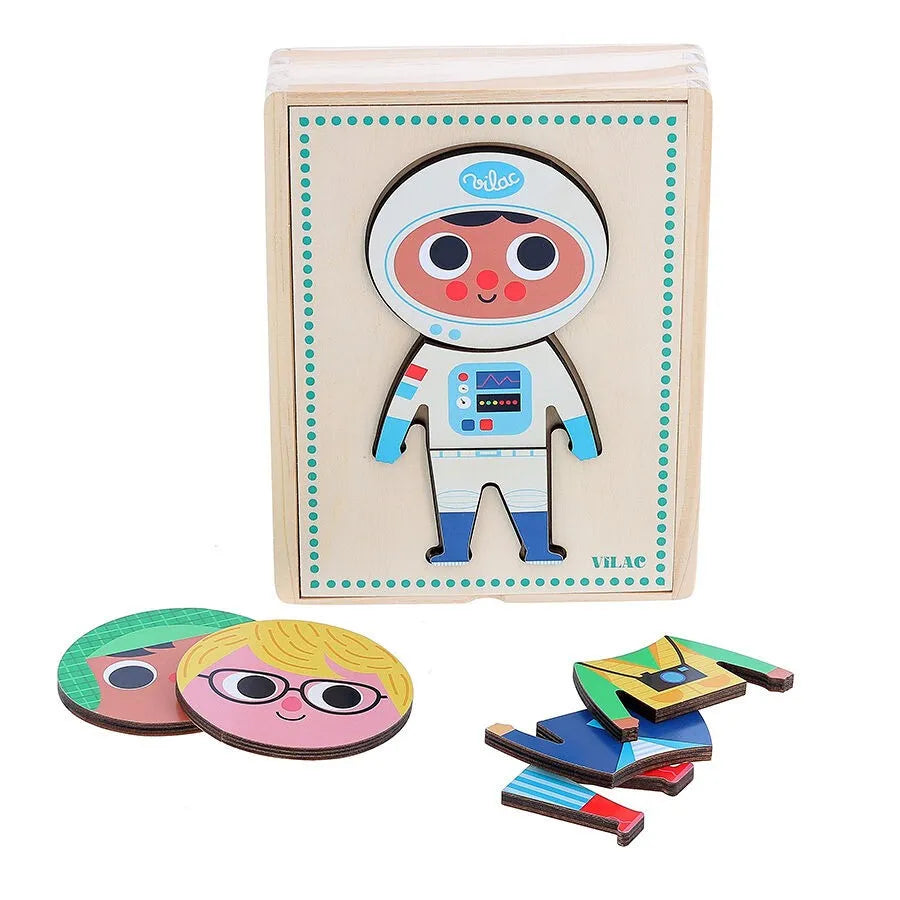 Puzzles personnage à habiller