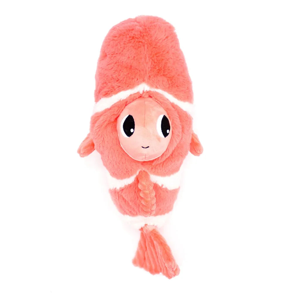 Peluche d'aide à la séparation poisson clown maman et bébé Corail