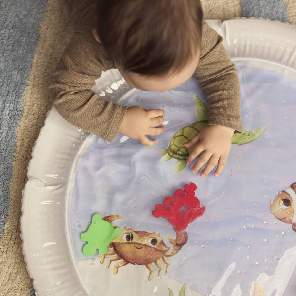 Tapis d'eau pour bébé - amis de la mer - Filibabba