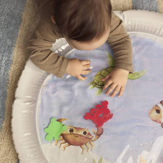 Tapis d'eau pour bébé - amis de la mer - Filibabba