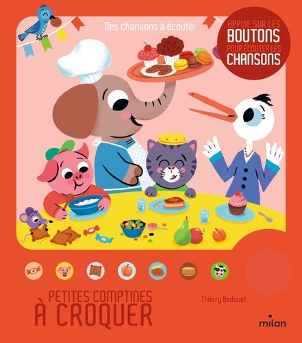 Livre bébé "Petites comptines à croquer"