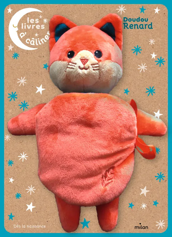 Livre tissu à câliner - Doudou renard