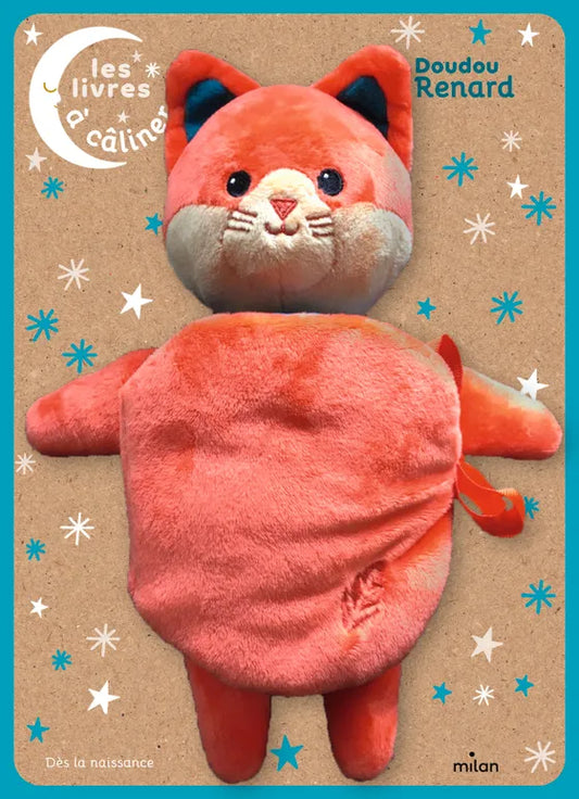 Livre tissu à câliner - Doudou renard