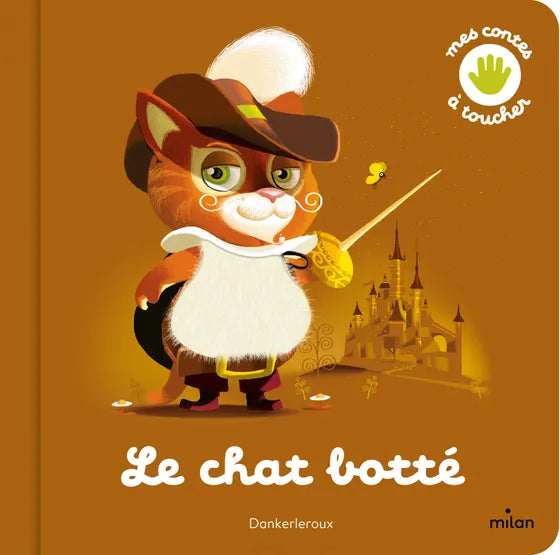 Livre bébé "Les contes à toucher Le chat botté"